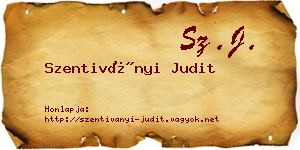 Szentiványi Judit névjegykártya